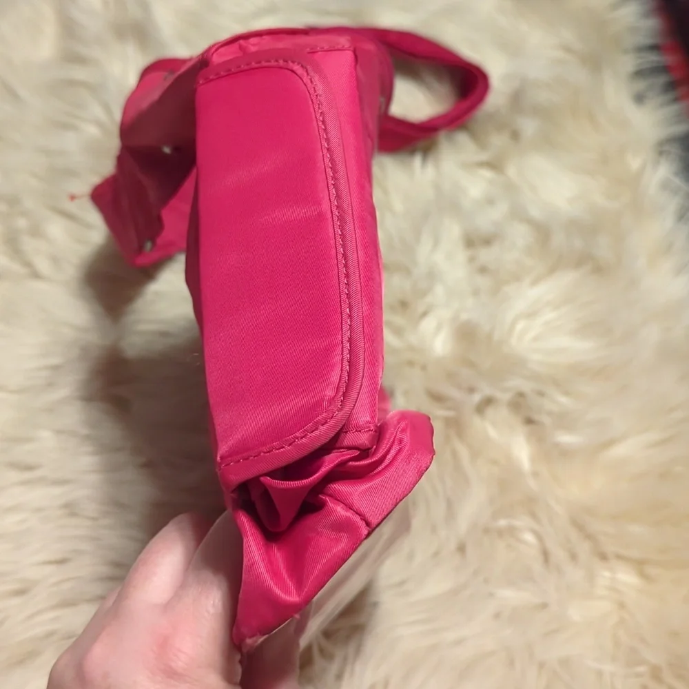 LUG PINK RASPBERRY LARGE CABLE CAR SHOULDER BAG PURSE TOTE - Picture 6 of 15